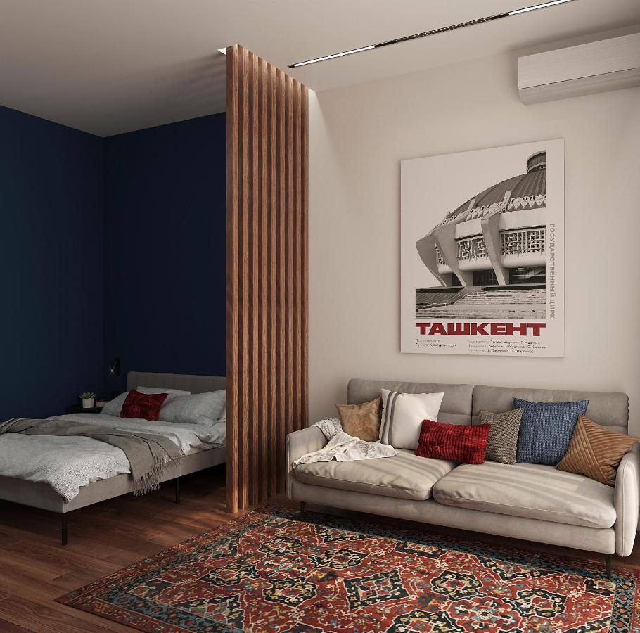 Blueloft 52 I Tashkent Apartment With Balcony Exterior foto