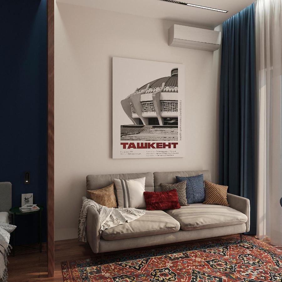 Blueloft 52 I Tashkent Apartment With Balcony Exterior foto
